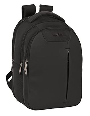 Safta - Laptop rugzak 39,6 cm (15,6 inch) en 35,6 cm (14,1 inch) + USB Business Black 31 x 45 x 23 cm, meerkleurig (642200437)