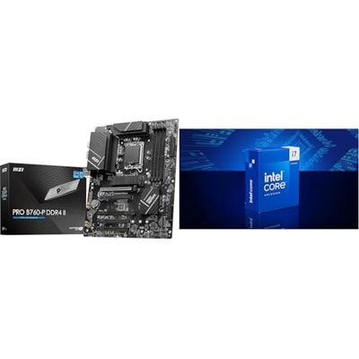 MSI PRO B760-P DDR4 II Scheda madre ATX - Supporta processori Intel 14° + Intel Core i7-14700K Processore per sistemi desktop 14700K 20 core