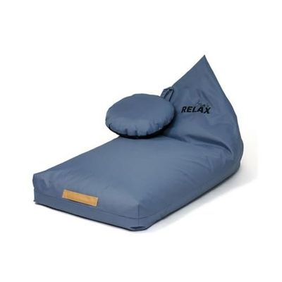 GO GIFT Pouf Gris Oxford Tissu indéchirable