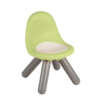 Smoby Life - Kid Chaise Verte - Utilisation Intérieure et Extérieure - Traitée Anti- UV - Matière Recyclée - A Partir de 18 Mois - Fabrication Française