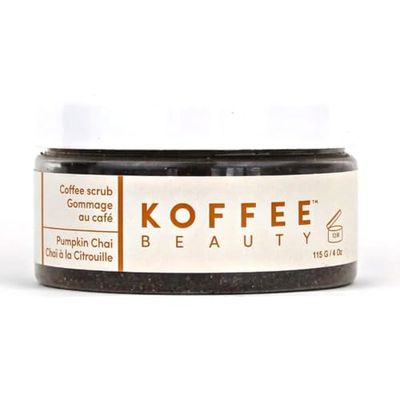 Koffee Beauty Coffee Scrub - Pumpkin Chai Coffee Scrub For Unisex 4 oz Scrub