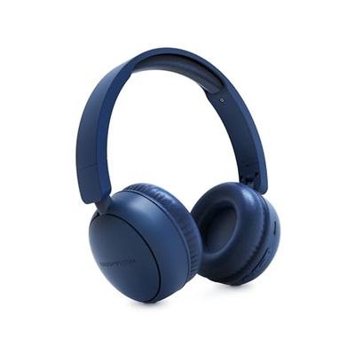 Energy Sistem Radio Color Cuffie Bluetooth con Radio FM (plastica riciclata al 100%, lettore MP3 e Micro SD Player, Tecnologia Bluetooth) Blu