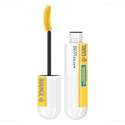 Maybelline New York Colossal Curl Bounce Mascara Waterprooof, 24h di Volume Colossale e Lunghezza Estrema, Con Memory Curl per una Curva delle Ciglia che Dura a Lungo, Very Black, 10 ml