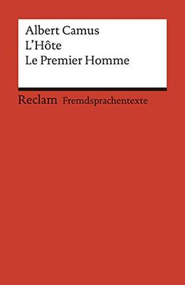 L' Hote. Le Premier Homme: Extraits d'un roman inacheve: 9041