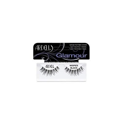 ARDELL Wispies, pestanas Postiza Wispies Black, contém 1 par de pestanas e cola, 1 conjunto