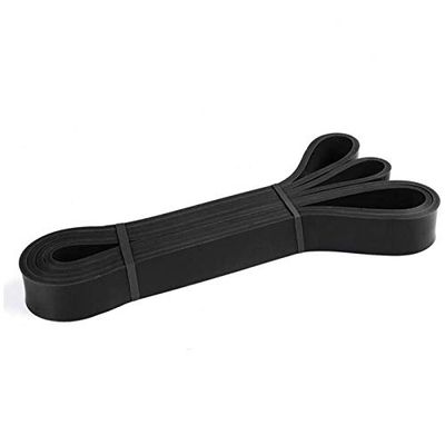 Fascia di Resistenza Nera 25-65 lb / 12-30 kg FFitness | Larghezza 2.2 cm | Bande Fitness di Alta qualità per Pilates, Yoga, Allenamento di Forza, Fisioterapia e Riabilitazione