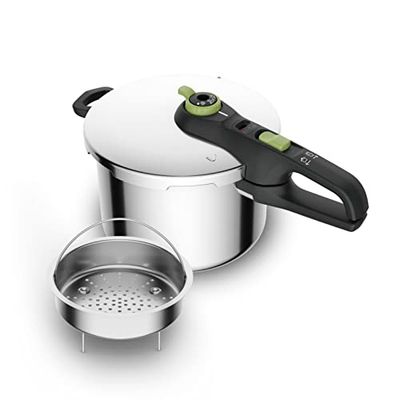 Tefal Secure 5 Trendy Snelkookpan - 6 litres - met stoommand (P2580702)