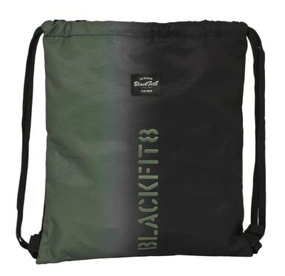 Blackfit8 Blackfit8-Saco, Saco Plano, Tejido Reciclable, Gradient, 350xx400 mm, Multicolor, Estándar (SAFTA 642246196)