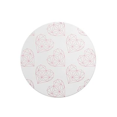 Questo Casa, Stampa Digitale Tondo Tappetino per Mouse, Base Antiscivolo, per Ufficio e Casa, Diametro: 22 Cm
