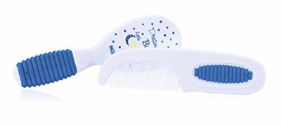 Nûby ID711LMBLUE-LM Little Moments borste och kam, blå