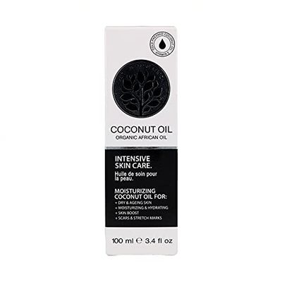 Skin Oil From Africa Intensive Skin Care Aceite De Coco Hidratante 100 ml, Único, Estándar