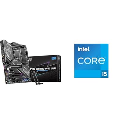 MSI Z790 GAMING PRO WIFI Motherboard ATX - Supports Intel Core 12/13/14th Gen Processors + Intel Core i5-12600K 12th Generation Desktop Processor
