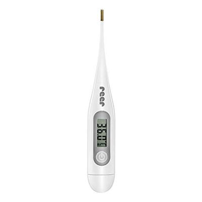 reer ClassicTemp digitale koortsthermometer, meettijd 20 seconden, vergulde punt, voor het hele gezin