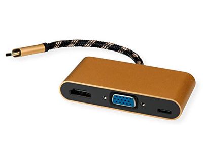 ROLINE GOLD Display Adapter USB type C - VGA/HDMI/C (PD)
