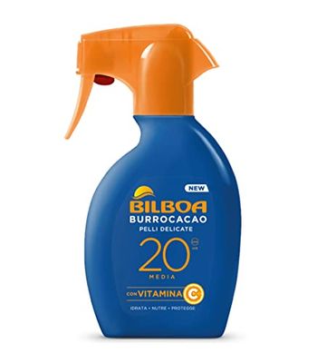 Bilboa Burrocacao Protezione Solare Spray Media Spf 20 250 Ml