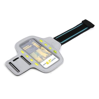 Zarivy Bracelet Intelligent Gris avec lumières LED, Suivi d'activité, Notifications en Temps réel, Compatible avec Les Smartphones, idéal pour Le Fitness.