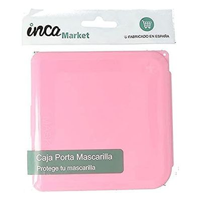 Market Porta Mascarillas Rosa