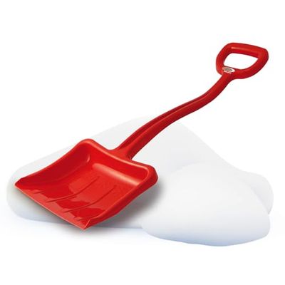 Jamara 460399 - Snow Play Pala para Nieve Tally 70 cm Rojo – Manija con Mango en D, Plástico Robusto y Estable