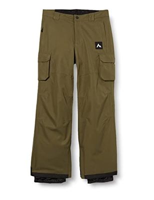 McKINLEY Chłopięce spodnie narciarskie Gabbe, Olive Dark, 152