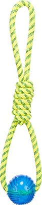 TRIXIE Rugiada con palla per cani, poliestere/TPR, Ø 6 × 40 cm – 33662