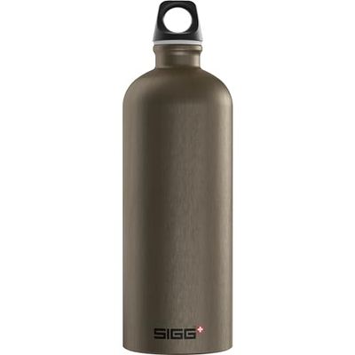 Sigg - Garrafa de alumínio - Traveller - Certificação climática neutra - adequada para bebidas carbonatadas - à prova de fugas - leve como uma pena - sem BPA - 0,6 L / 1 L / 1,5 L