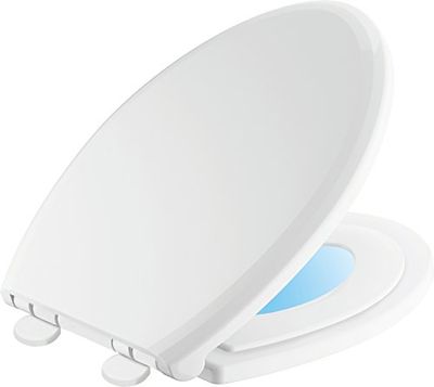 Delta Faucet Sanborne 833902-N-WH Sanborne - Sedile per WC allungato, con chiusura rallentata, colore: Bianco