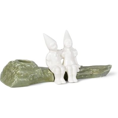 Kähler Câlin de Noël H8.5 cm Décoration Histoires de Noël, blanc