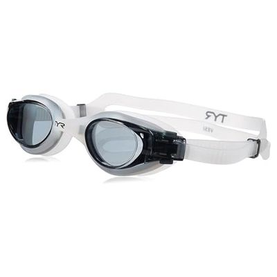 TYR Volwassen Vesi gespiegelde en Niet-gespiegelde Zwemmende Beschermende brillen met Brede Perifere Waaier, Antimist, Geen Lek, en snel aanpassen