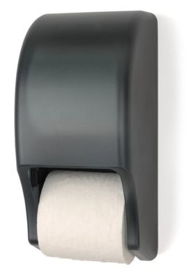 Palmer Fixture RD0028-01 Two-Roll Standard Tissue Dispenser, Dark Translucent