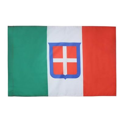 AZ FLAG Bandiera Regno d'Italia 1861-1946 150x90cm - Bandiera Reale Italiana 90 x 150 cm Foro per Asta