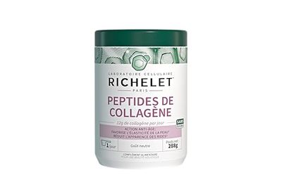 RICHELET® - Peptides de Collagène - Action anti-âge - Complément Alimentaire Peau – 12g/jour - 24 jours – Sans Sucres - 288g