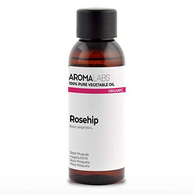 ORGANIC - ROSEHIP Oil - 50ML - 100% Pure, Natural, Cold Pressed And Cosmos Certified - AROMA LABS (French Brand)