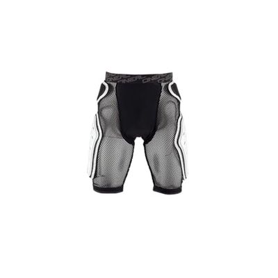 O'NEAL Calças protetoras | Motocross Enduro | espuma EVA de alta densidade, almofadas de ventilação integradas, cintura elástica, Kamikaze Short | adultos, branco preto, tamanho XL