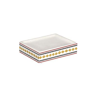 douceur d 'intérieur Portasapone (11.4 x 8.7 x 2.5 cm) Esteban, Ceramica Stampata
