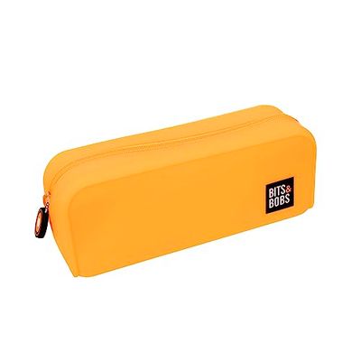Grafoplás Siliconen hoes in neon-oranje, 20 x 7,5 x 7,5 cm, zacht gevoel, flexibel, waterdicht, bits&bobs pop-up design, fluorkleuren, Fluor Oranje, 20x7,5x7,5cm, school
