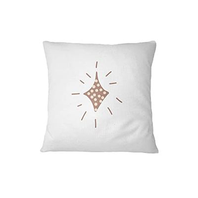 Questo Casa Housse de Coussin décorative, Housse de Coussin, décoration d'intérieur, canapé, café, Taille 45 x 45 cm, conçue et fabriquée en Turquie