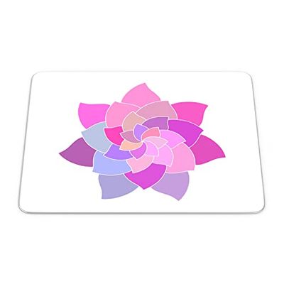Bonamaison, Rechthoek Pop Art Digital bedrukte muismat, antislip onderkant, voor kantoor en thuis, grootte: 22x18 cm