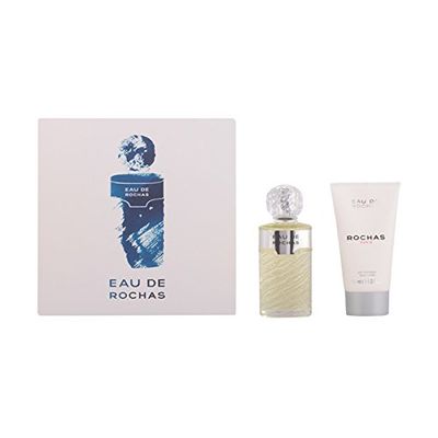 Rochas Eau De Rochas - Set 2 piezas, Eau de Toilette Mujer (100 ml) y Loción Corporal (150 ml)
