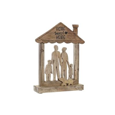 FIGURA MANGO 30X8X39 FAMILIA NATURAL MARRON