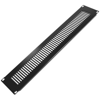 RackMatic - 2U rasterpaneel voor 19-inch rackkast Zwart ventilatiedeksel