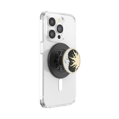 PopSockets: PopGrip Round per Magsafe - Anello Adattatore per MagSafe Incluso - Supporto e Impugnatura per Telefoni Cellulari e Custodia con un Top Intercambiabile - Enamel Lunar Dreams