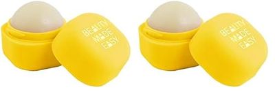 Beauty Made Easy Natural origin Lip Balm LOVE U SUMMER, with SPF 15 and Natural Ingredients, 6.8 g (Paquete de 2)