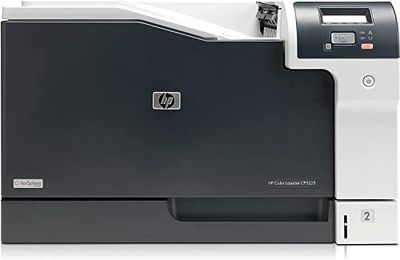 HP Color LaserJet CP5225 CE710A, Stampante a Singola Funzione A3, Stampa Fronte e Retro Manuale a colori, 20 ppm, solo collegamento via USB 2.0 High Speed, Schermo retroilluminato a 2 righe, Grigio