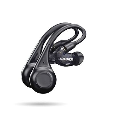 Shure AONIC 215 TW2 True Wireless Sound isoleren van oordopjes met Bluetooth 5-technologie, premium audio met diepe bas, over-the-ear, 32 uur batterijduur (Gen 2)-Black