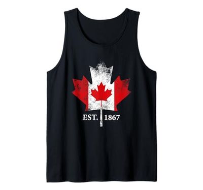 Elbows Up Fiero Bandiera Canadese Forte E Libero Fan Canada Canotta