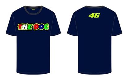 Valentino Rossi T-Shirt VR46 Fan, Homme, L, Bleu