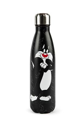 Excelsa Sylvester Bottiglia Termica, 50 Cl., Nera, Acciao INOX