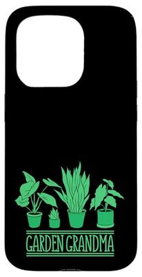 Garden Grandma - Minimalist Plant Lover Graphic Case for iPhone 15 Pro