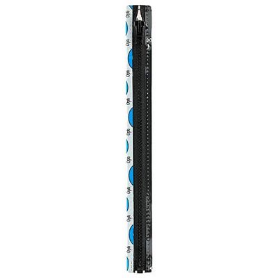 Opti Zip fastening, 100% polyester, 00000 Black, 35 cm