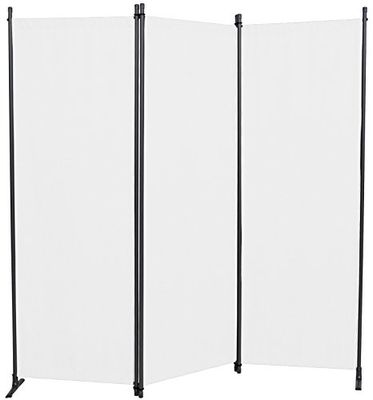 Angerer Paravent 3 pièces PE résistant, Blanc, 165 x 2 x 165 cm, 630/006/05